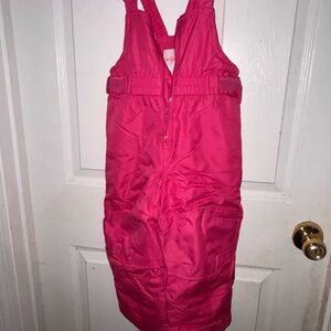 Cat & Jack Bright Pink Snow Bib